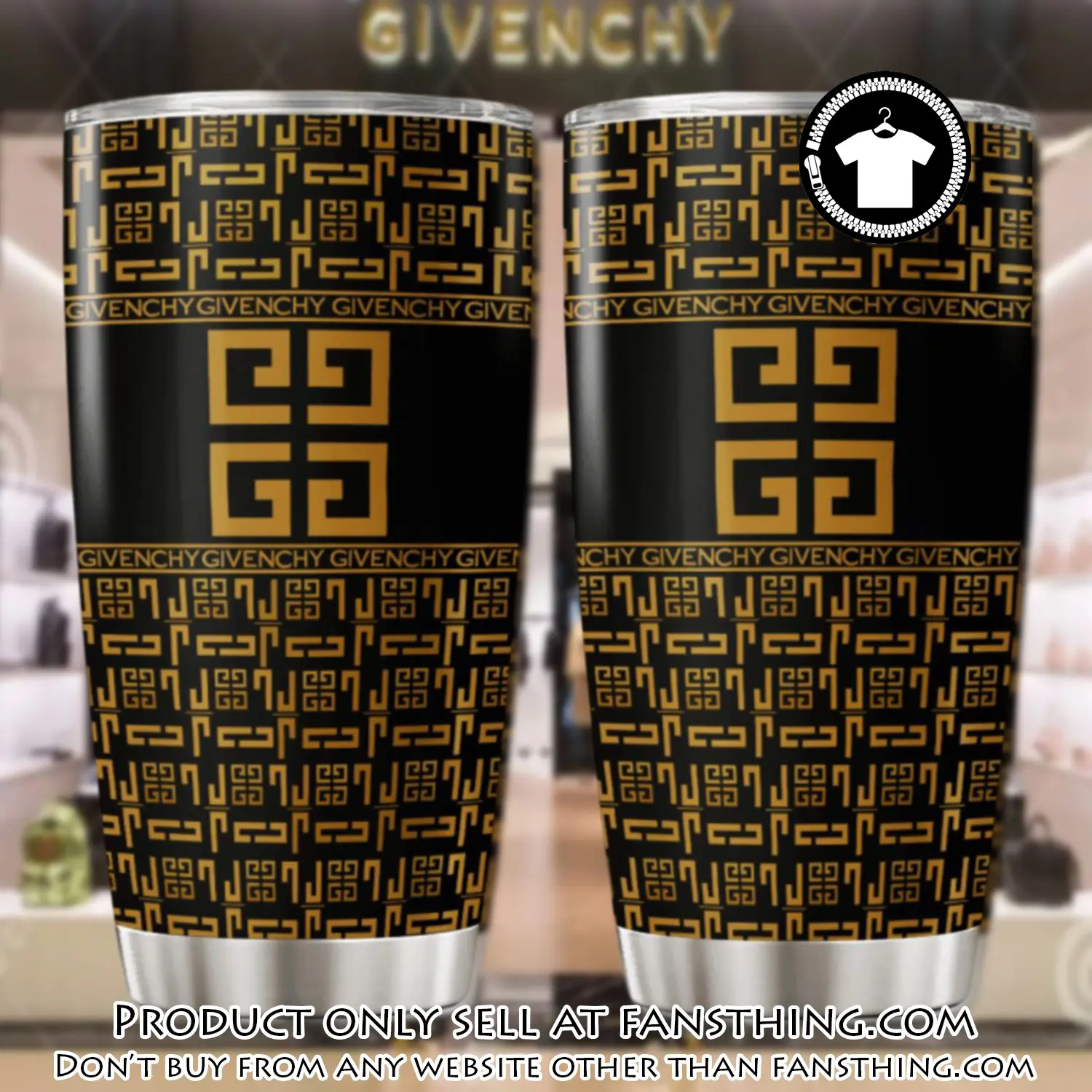 Givenchy stainless steel tumbler 20oz30oz fst0029315